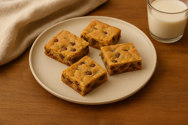 Easy One-Bowl Chocolate Chip Bars